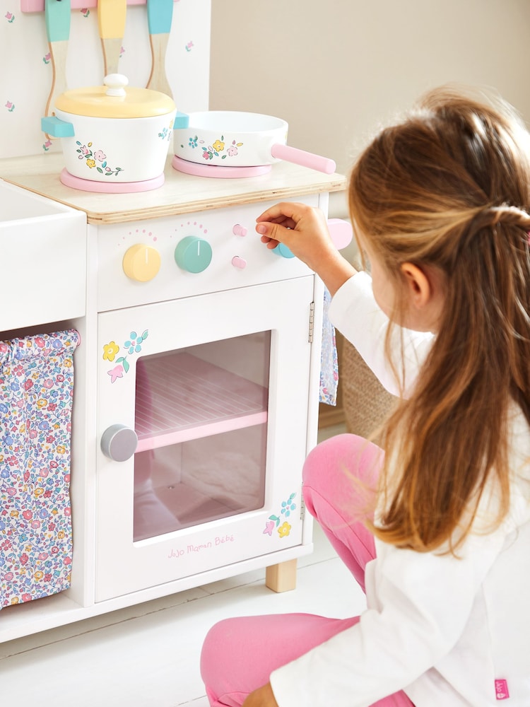 JoJo Maman Bébé Pretty Ditsy Play Kitchen - Image 2 of 11