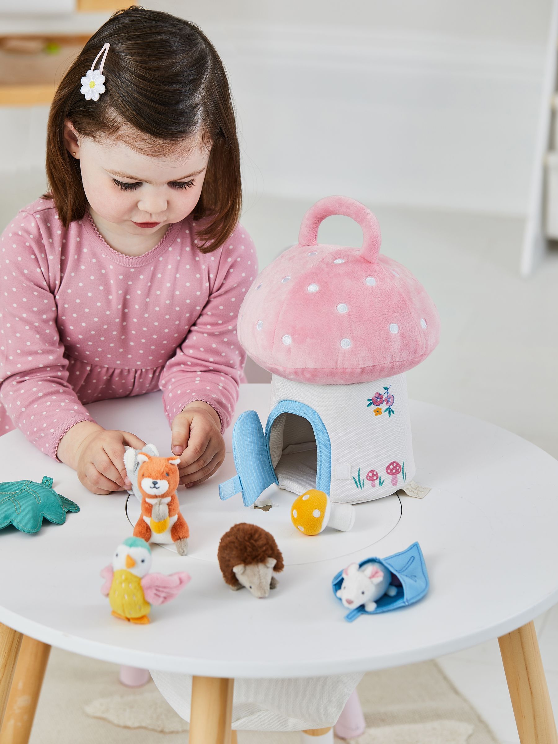 Buy JoJo Maman Bebe Pink Soft Toadstool Play Set from the Next UK online shop