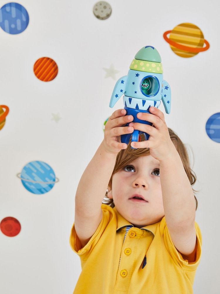 JoJo Maman Bébé Magnetic Dino Rocket Stacker - Image 1 of 8