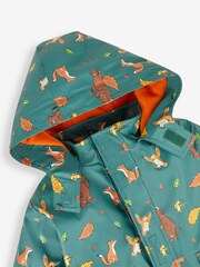 JoJo Maman Bébé Khaki The Gruffalo Print Cosy Fisherman Jacket - Image 6 of 8