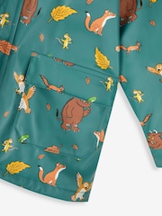 JoJo Maman Bébé Khaki The Gruffalo Print Cosy Fisherman Jacket - Image 7 of 8