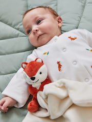 JoJo Maman Bébé Plush Fox Comforter - Image 4 of 6