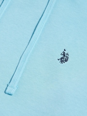 U.S. Polo Assn. Light Blue Mens Double Horsemen Loopback Hoodie - Image 3 of 4
