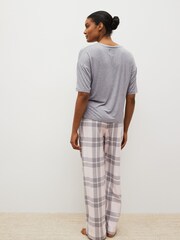 Bath & Body Works Jersey T-Shirt And Woven Pyjamas - Image 3 of 9