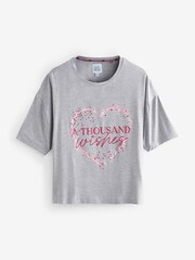 Bath & Body Works Jersey T-Shirt And Woven Pyjamas - Image 7 of 9