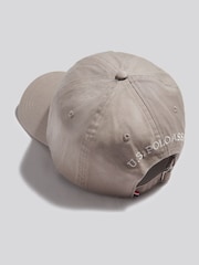 Бежевый - U.S. Polo Assn. Выбеленная повседневная кепка Outline DHM - Изображение 4 6