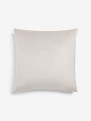White Valencia Cut Velvet Cushion - Image 5 of 6
