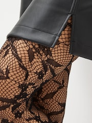 Black Super Lace Pattern Tights 1 Pack - Image 3 of 3