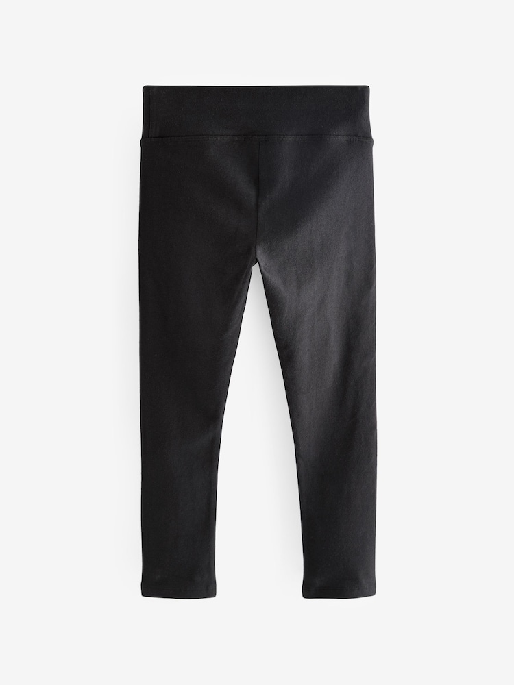 Black High Waist Leggings (3-16yrs) - Image 2 of 3