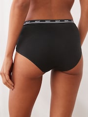Black Midi Logo Knickers 4 Pack - Image 3 of 6