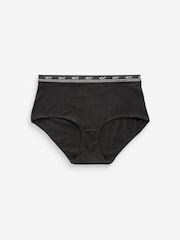 Black Midi Logo Knickers 4 Pack - Image 6 of 6