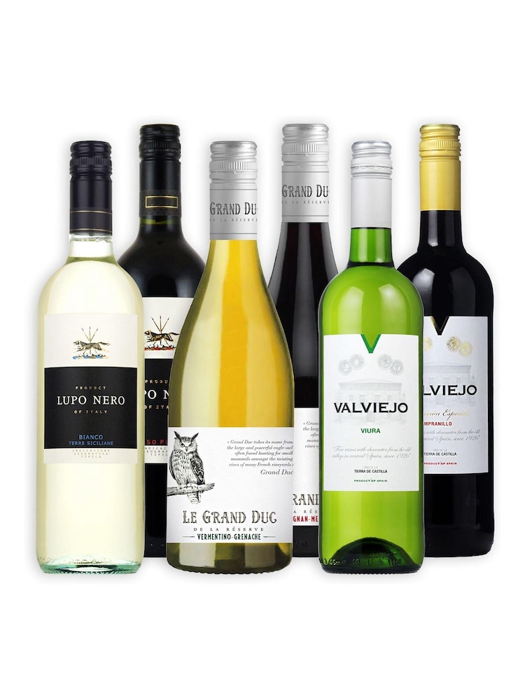 Le Bon Vin Easy Drinking  Red & White Mixed Wine Case - Image 2 of 2