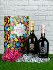 Le Bon Vin Happy Birthday Vintage Prosecco Wine Duo Gift Boxed - Image 1 of 2