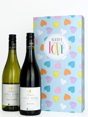 Le Bon Vin With Love French Red & White Wine Gift Boxed - Image 2 of 2
