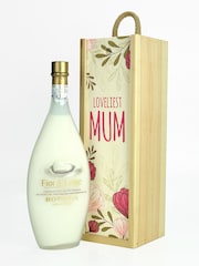 Le Bon Vin Lovliest Mum White Chocolate Liqueur, Wooden Gift Box - Image 1 of 1
