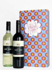 Le Bon Vin Thank You Italian Red & White Wine Duo Boxed Gift - Image 2 of 2