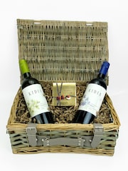 Le Bon Vin Chilean Red & White Wine with Chocolate Truffles Hamper - Image 2 of 2