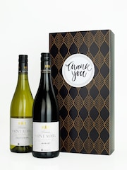 Le Bon Vin Thank you French Red & White Wine Duo Boxed Gift - Image 1 of 1