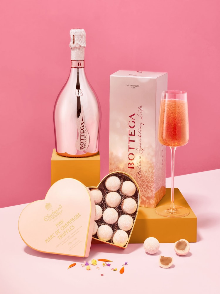 Le Bon Vin Bottega Pink Gold Sparkling Wine Boxed Gift - Image 2 of 3