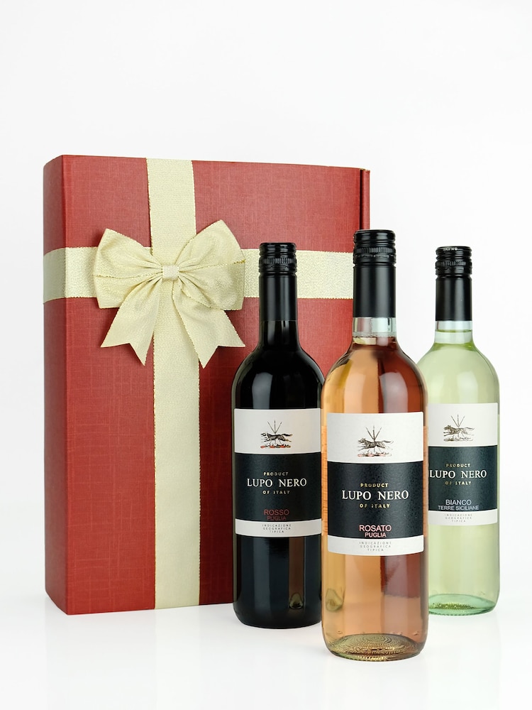 Le Bon Vin Lupo Nero Italian Wine Trio Boxed Gift - Image 1 of 1