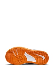 Nike White/Blue Junior Omni Trainers - Image 9 of 9