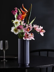 Bird Of Paradise Kunstblumen-Arrangement in Keramikvase - Bild 3 von 3