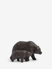 Brown Textured Bears Ornament - Image 2 of 4