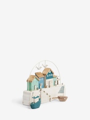Blue Coastal Harbour Scene Ornament - Image 3 of 4