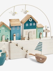 Blue Coastal Harbour Scene Ornament - Image 4 of 4