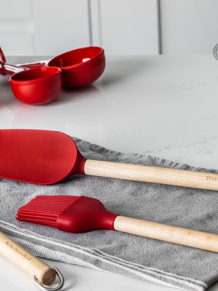 Kitchen Aid Birchwood 3 Piece Baking Set - Image 2 of 2 Kitchen Aid Birchwood 3 Piece Baking Set - Image 2 of 2