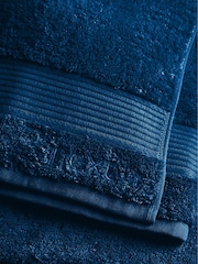 Blue Cobalt Bright Egyptian 100% Cotton Towel - Image 3 of 5