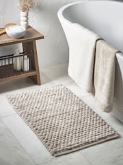 Natural Giant Bath Bobble Mat - Image 1 of 4