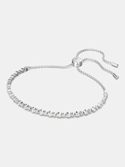 Swarovski Silver Tone Subtle Soft Rhodium Shiny Bracelet - Image 1 of 7