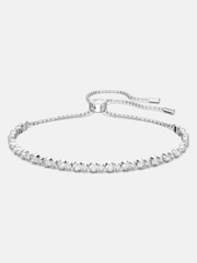 Swarovski Silver Tone Subtle Soft Rhodium Shiny Bracelet - Image 3 of 7