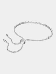 Swarovski Silver Tone Subtle Soft Rhodium Shiny Bracelet - Image 5 of 7