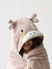 Giraffe Natural Children's Cotton Hooded Towel - Image 1 of 2