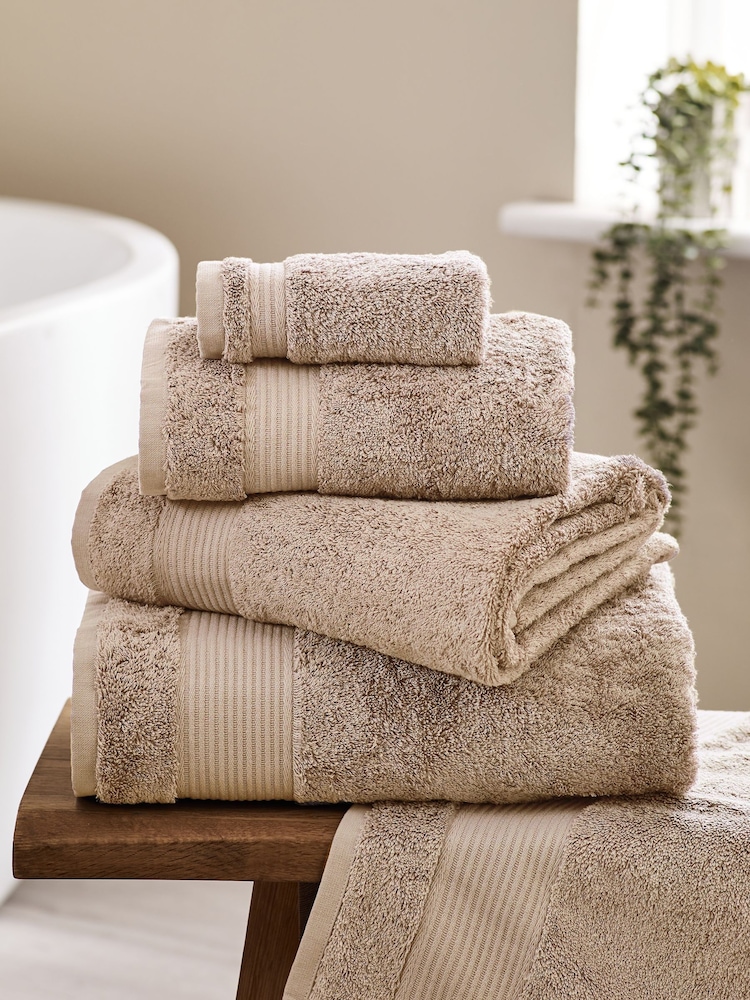 Natural Caramel Egyptian Cotton Towel - Image 1 of 5