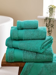 Green Bright Egyptian Cotton Towel - Image 1 of 5