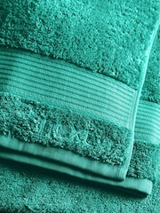 Green Bright Egyptian Cotton Towel - Image 3 of 5