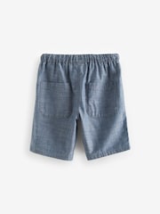 Blautöne/Weiss - 100% Cotton Pull-On Shorts (3-16yrs) - Bild 2 von 3