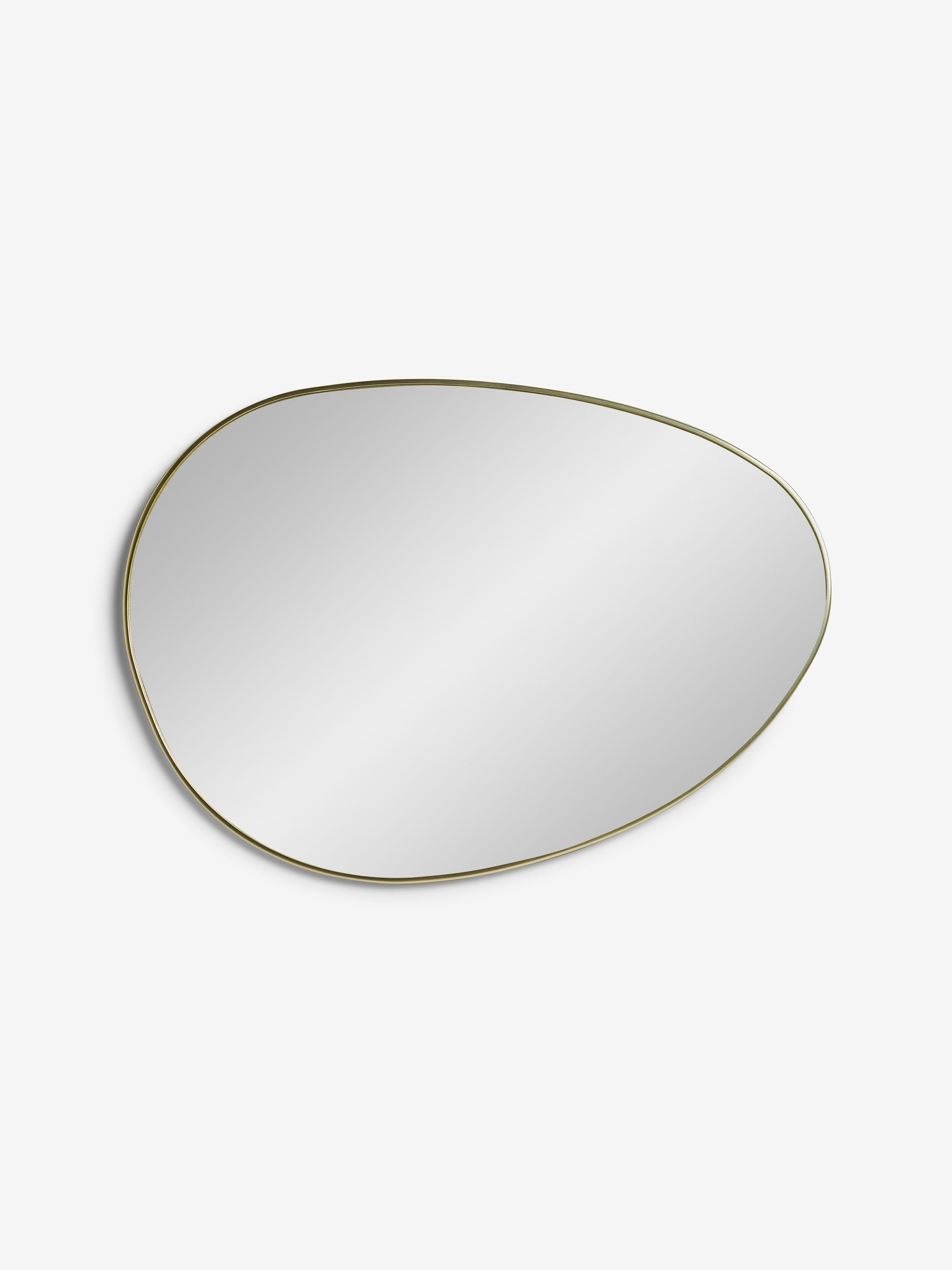 Buy Gold Pebble Round Bathroom Wall Mirror from Next Romania