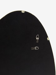 Gold Pebble Round Bathroom Wall Mirror - Image 5 of 6