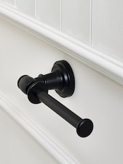 Black Heritage Wall Mount Toilet Roll Holder - Image 3 of 6