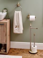Natural Woodland Spa Towel Ring - Image 1 of 5
