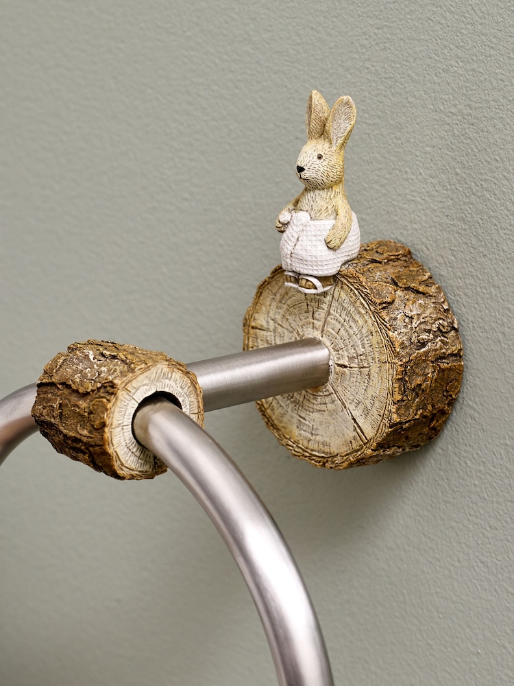 Natural Woodland Spa Towel Ring - Image 2 of 5