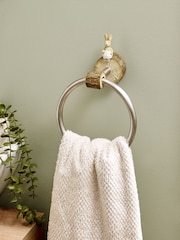 Natural Woodland Spa Towel Ring - Image 4 of 5