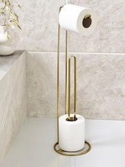 Gold Wire Toilet Roll Holder - Image 1 of 4