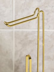 Gold Wire Toilet Roll Holder - Image 3 of 4