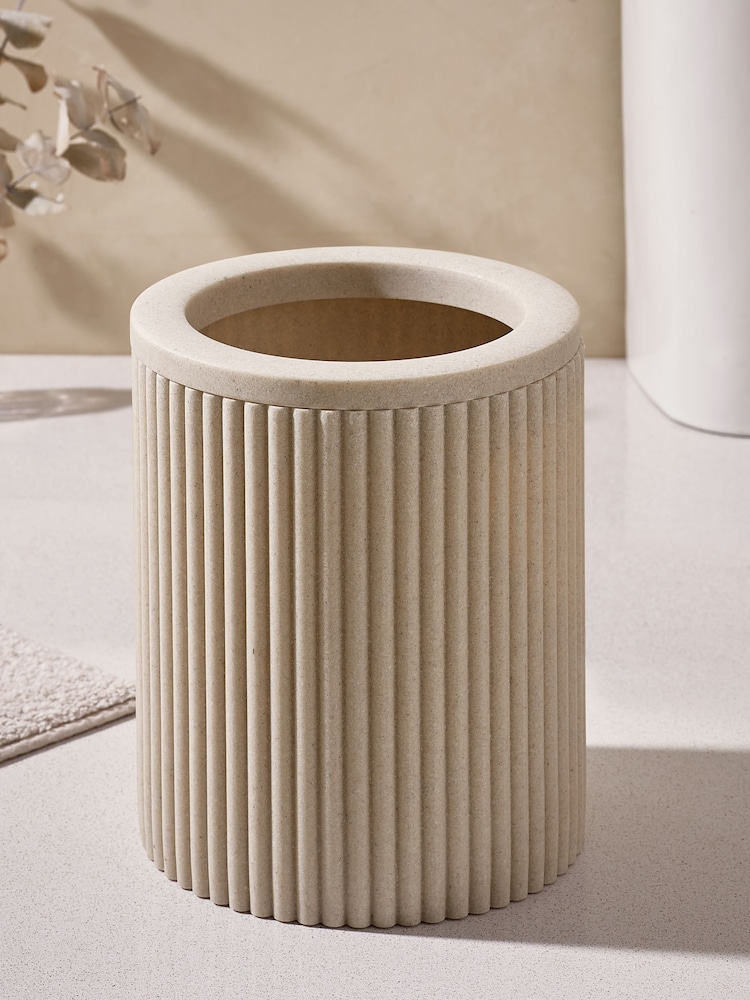 Natural Ribbed Bin - Image 1 of 5