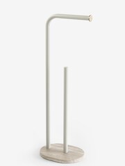 Natural Alina Floor Standing Toilet Roll Holder - Image 4 of 5